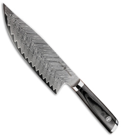 Mattia Borrani Production 7" Bowie Chef Kitchen Knife (Damascus)