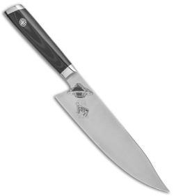 Mattia Borrani Production 8" Bowie Chef Kitchen Knife (Satin) Alien Butcher