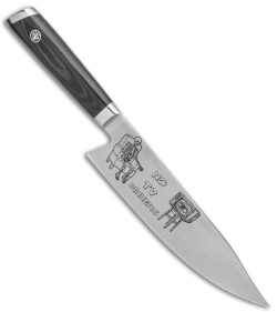 Mattia Borrani Production 8" Bowie Chef Kitchen Knife (Satin) No TV Dinner