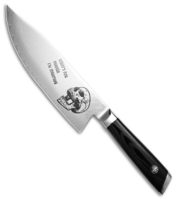 Mattia Borrani Production 8" Bowie Chef Kitchen Knife (Damascus) I