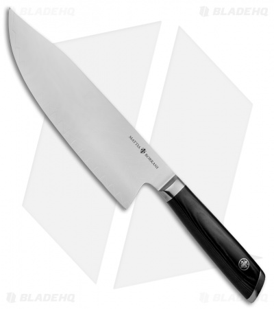 Mattia Borrani Production 8" Bowie Chef Kitchen Knife (Damascus) Keep Calm