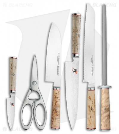 Miyabi Birchwood SG2 7 Piece Kitchen Knife Set