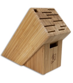 Shun 11-Slot Angled Bamboo Kitchen Block - DM0831