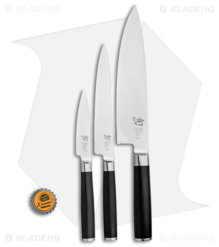 Shun Classic 3-Piece Kitchen Knife Starter Set - DMS300 - Blade HQ
