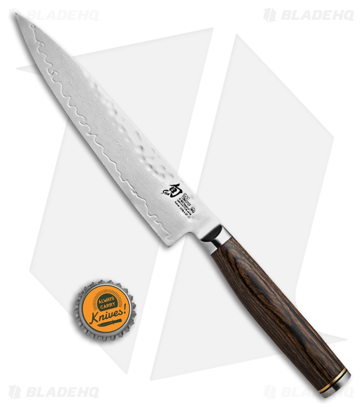 Shun Premier 6" Utility Kitchen Knife Pakkawood
