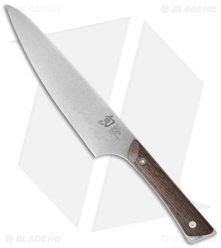 Shun Kanso 8" Chef's Kitchen Knife Wenge Wood