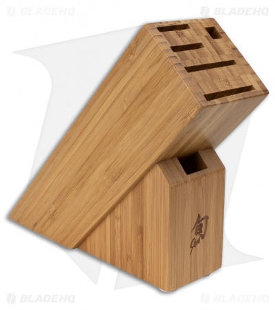 Shun Premier 5-Piece Starter Bamboo Block Knife Set Pakkawood