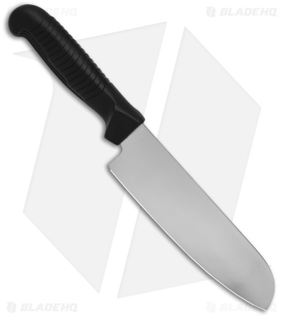 Spyderco 6" Santoku Knife Black Sermollan K08PBK