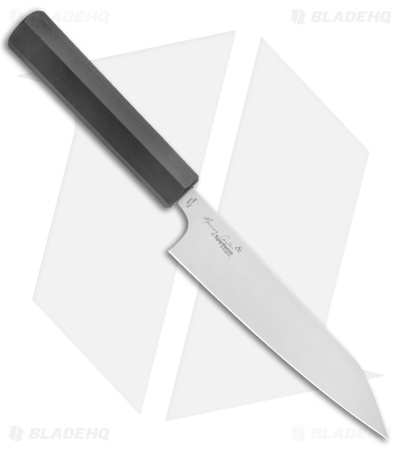 Spyderco Murray Carter Minarai 6" Funayuki Utility Kitchen Knife Black K16PBK