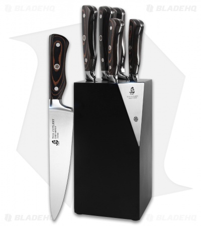 Tuo Cutlery Legacy  6 Piece Luxury Knife Block Set