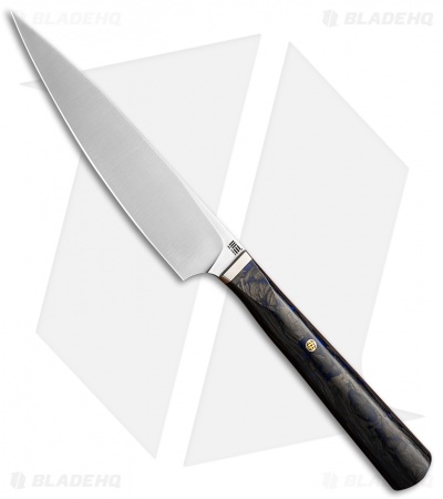 WE Knife Co. Kitchen Yakula 4.5" Paring Knife Titanium/CF Black + Blue 2013A