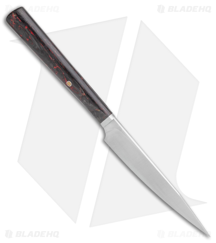 WE Knife Co. Kitchen Yakula 4.5" Paring Knife Titanium/CF  Red + Black 2013B