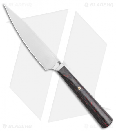 WE Knife Co. Kitchen Yakula 4.5" Paring Knife Titanium/CF  Red + Black 2013B