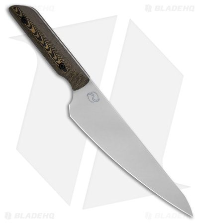 White River Knives Liong Mah Two Knife Set Chef/Utility Maple & Blk Richlite