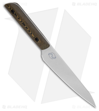 White River Knives Liong Mah Two Knife Set Chef/Utility Maple & Blk Richlite