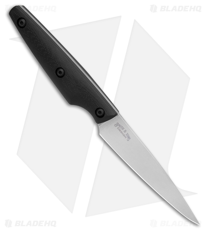 White River Knives Smith & Sons Three Chef Knife Set Black G10