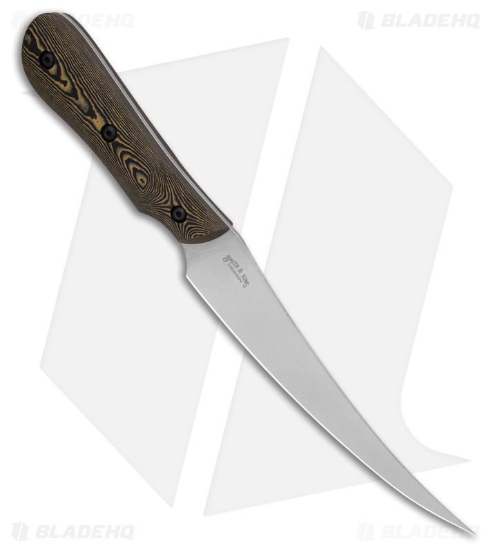 White River Knives Smith & Sons Three Chef Knife Set Maple & Blk Richlite