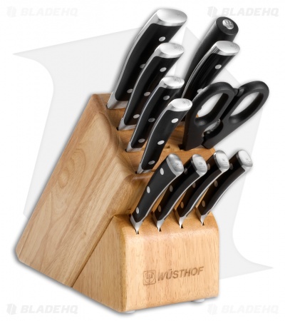 Wusthof Classic Ikon 8-Piece Steak Knife Set with Wood Case