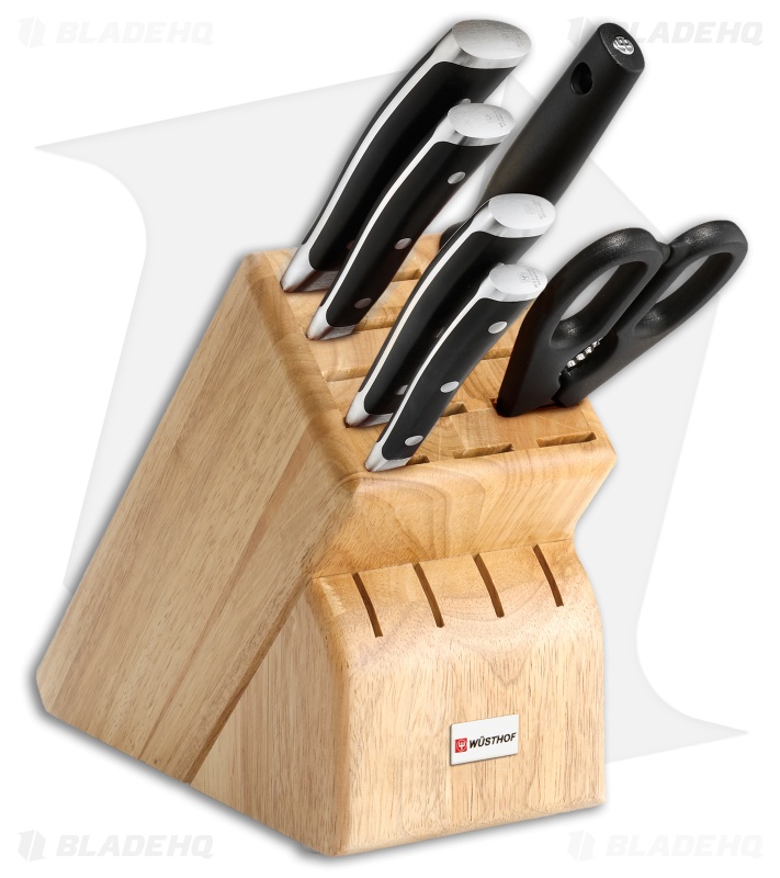 Wusthof Classic Ikon Kitchen Knife 7-Piece Block Set - Wood