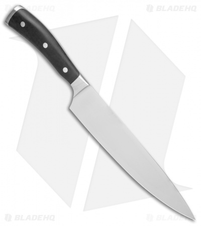 Wusthof Classic Ikon 9" Cook's/Chef's Kitchen Knife Black Polymer