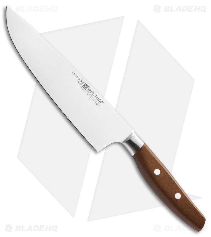 Wusthof Epicure 8" Chef's/Cook's Kitchen Knife Half Bolster Composite Wood