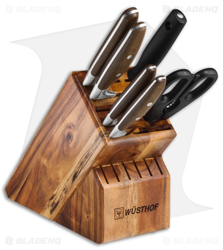Wusthof Epicure 7-Piece Kitchen Knife Set w/ Wooden Block