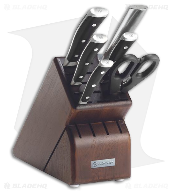Wusthof Ikon 7-Piece Kitchen Knife Block Set
