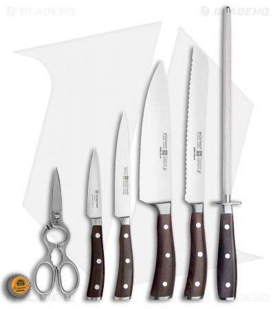 Wusthof Ikon 7-Piece Kitchen Knife Block Set