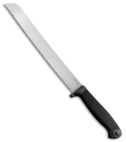 Cold Steel Serrated Bread Knife Fixed Blade (9" Satin Full Serr) 59KSBRZ