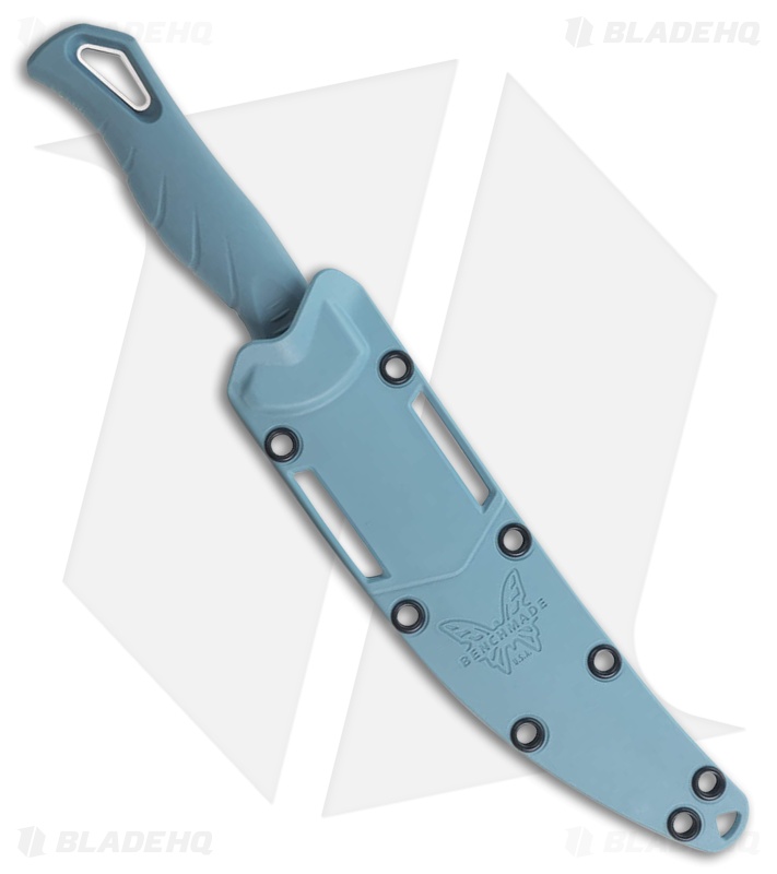 Benchmade Fishcrafter Fixed Blade Fillet Knife Depth Blue Santoprene (5" SW)