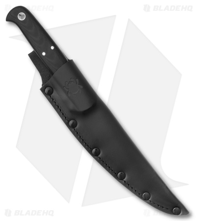 Spyderco Shelter Cove Fixed Blade Fillet Knife Black G-10 (5.8" Satin)