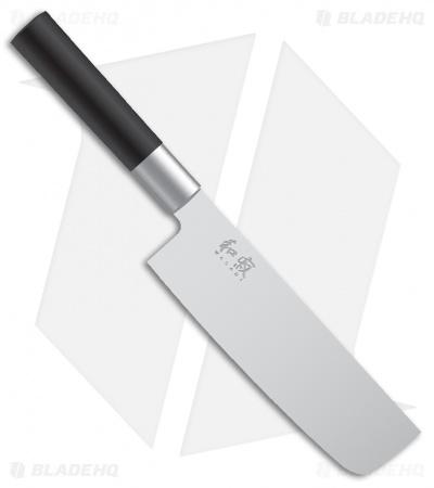 KAI Wasabi Black Santoku Kitchen Chef Knife 6 1/2 - Blade HQ