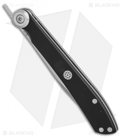 KAI Personal Folding Steak Knife Black POM Handle (3.25" Satin) 5700