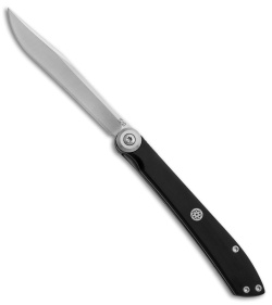 KAI Personal Folding Steak Knife Black POM Handle (3.25" Satin) 5700