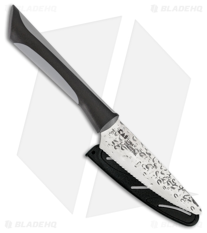 KAI Luna Citrus Kitchen Knife Fixed Blade (4