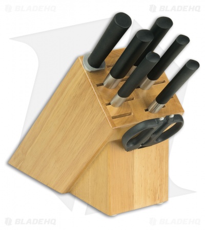 Kai Wasabi 8-Piece Kitchen Knife Set w/ Bamboo Storage Block - WSB0800