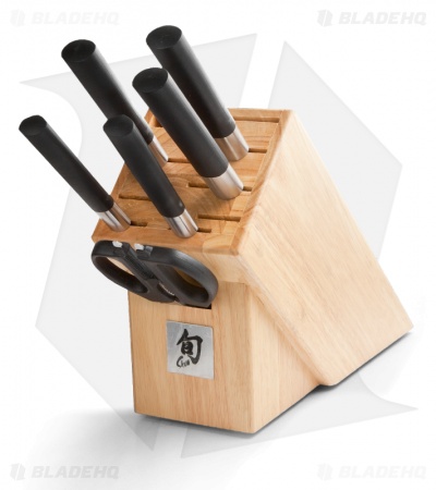 KAI Wasabi Black Knife Set (7 Piece)