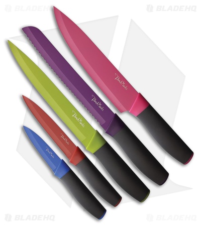 Benchmark 5-Piece Multi-Colored Kitchen Set Rubber