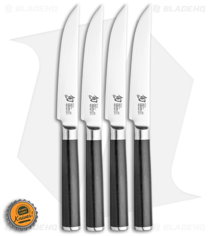 Shun Classic 4-Piece 4.8" Steak Knife Set -  DMS400
