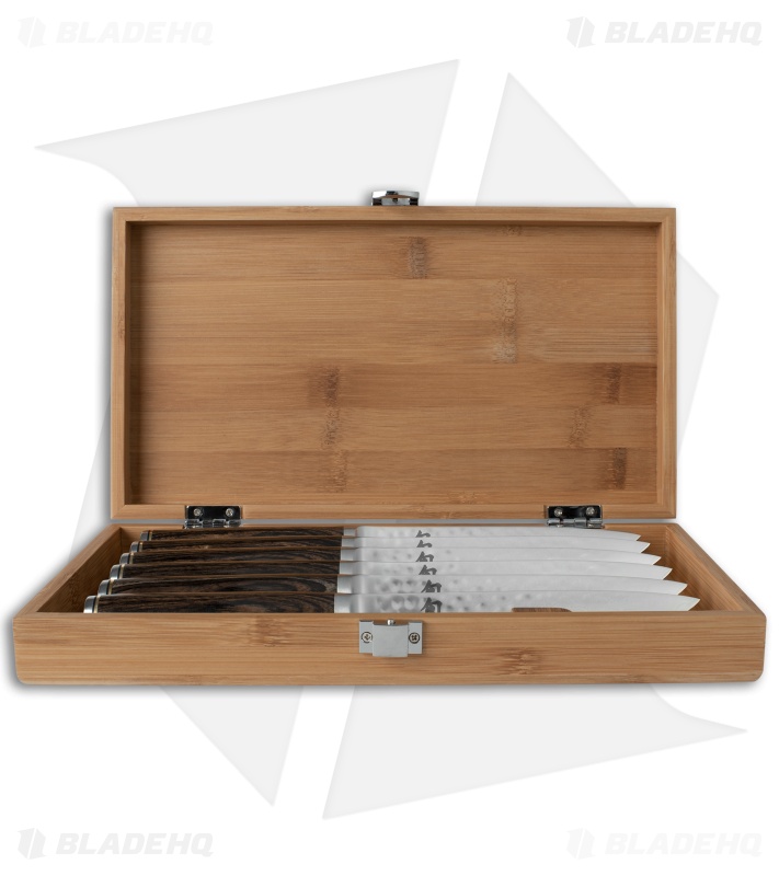 Shun Premier 6 Piece Steak Knife Set Pakkawood