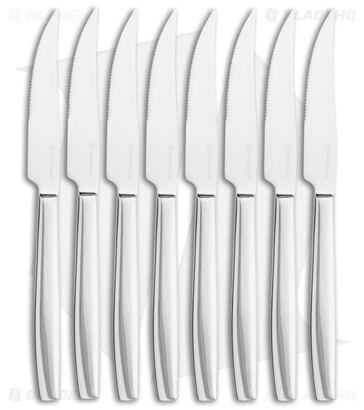 Wusthof 8-Piece Stainless Steel Steak Knife Set w/ Wood Chest 