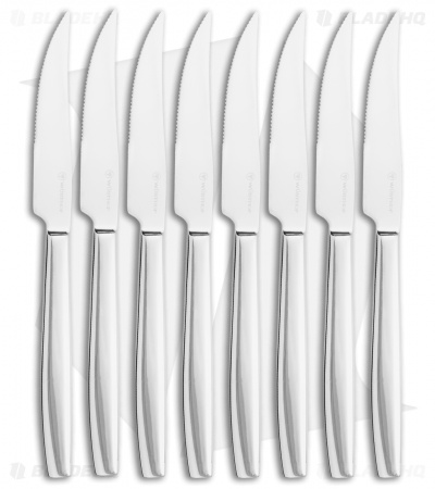 Wusthof 8-Piece Stainless Steel Steak Knife Set w/ Wood Chest 
