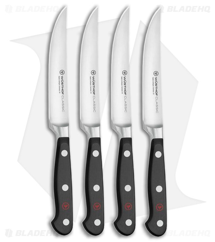 Wusthof Classic 4-Piece Steak Kitchen Knife Set