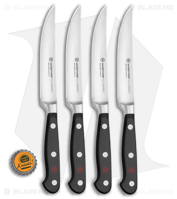 Wusthof Classic 4-Piece Steak Kitchen Knife Set