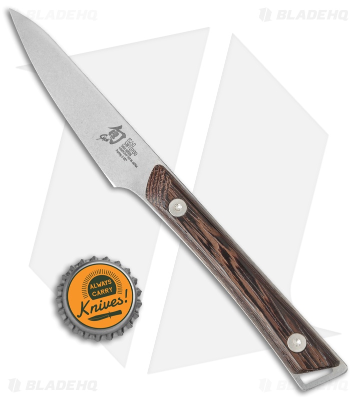 Shun Kanso 3.5" Paring Kitchen Knife Wenge Wood