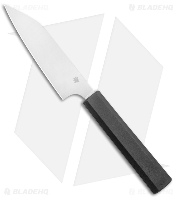 Spyderco Murray Carter Minarai 4.5" Petty Paring Kitchen Knife Black K15PBK
