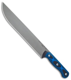 TOPS Knives Dicer 10 Slicer Knife 10&quot; Black/Blue G-10  | 127876