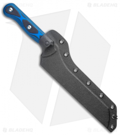 TOPS Knives Dicer 7 Bread Knife 7.6" Black/Blue G-10 