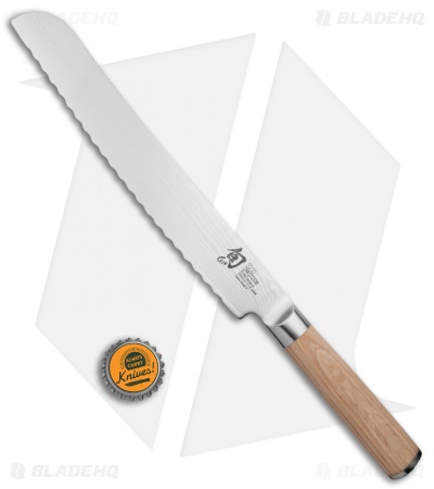 Shun Classic Blonde 9" Bread Kitchen Knife Pakkawood