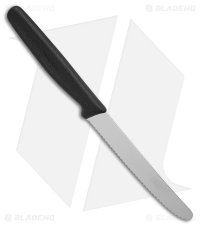 Victorinox Forschner Standard Steak Knife Black Nylon (4.25" Satin Serr)
